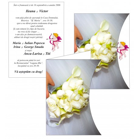 Invitatii de nunta personalizate INVN017