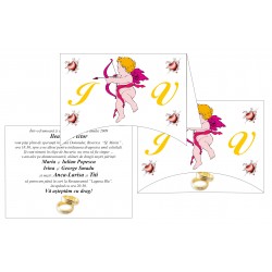 Invitatii de nunta personalizate INVN019