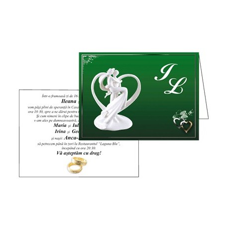 Invitatii de nunta personalizate INVN022
