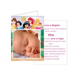 Invitatii de botez personalizate INVB005