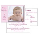 Invitatii de botez personalizate INVB006